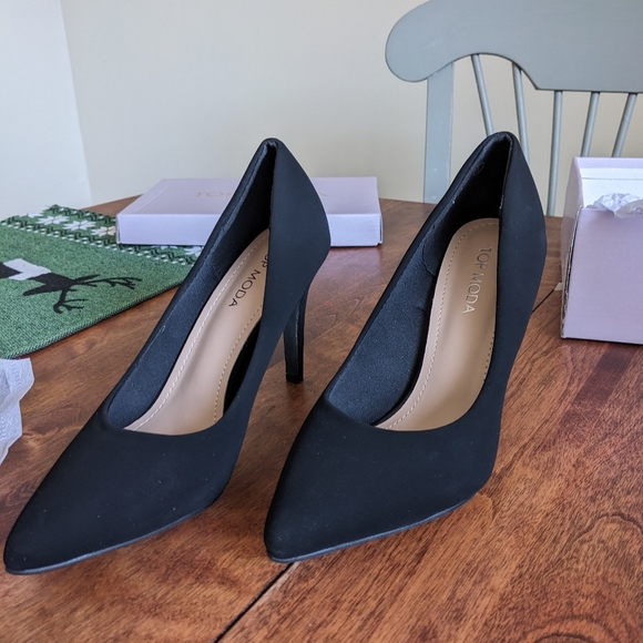 Top Moda black  high heels - Picture 10 of 12